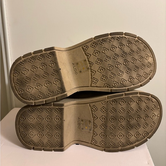Aldo Beige Platform Mules - Picture 5 of 5